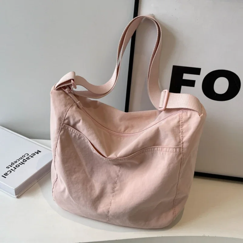 Simple Large Capacity Crossbody Bags Versatile Nylon Women's Shoulder Bag Casual Soft Female Hobos Bag Handbags bolsas de mujer - Image 7