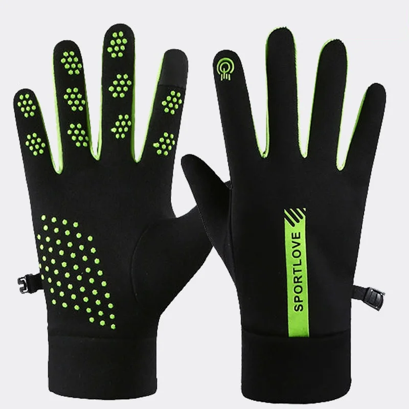 Womens Autumn and Winter Sports Warm Gloves Waterproof and Anti Slip Cycling Gloves Wind and Cold Resistant Outdoor Activity Glo - Image 6