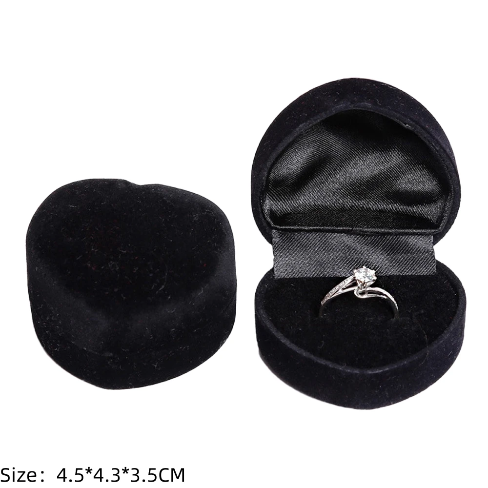Square Engagement Velvet Earring Ring Packaging Box Jewelry Organizer Valentine Day Gift Case Ring Display Storage Wholesale - Image 21