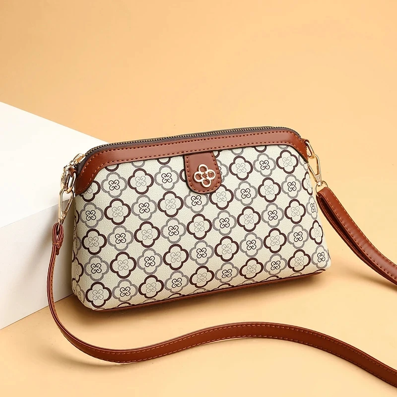 High Quality PU Leather Women Small Crossbody Shoulder Bags Luxury Handbag Lady Messenger Bag Simple Shell Phone Satchels - Image 7