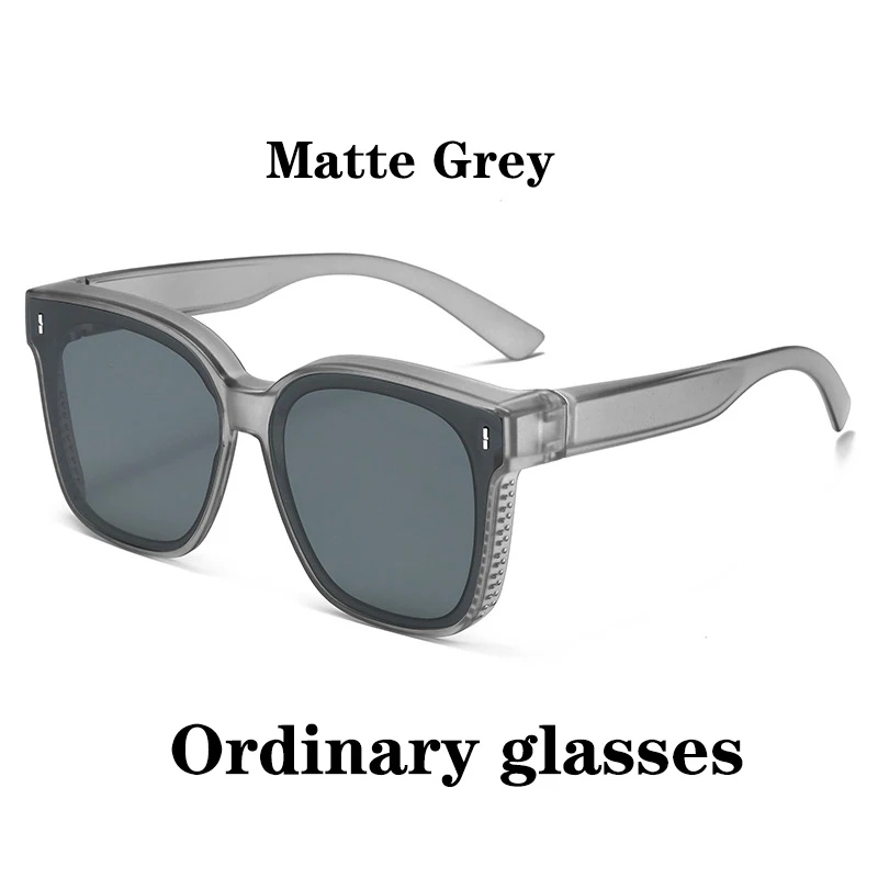 Fashion Square Polarized Sunglasses Cover Over Myopia Prescription Glasses Portable Men Women Vintage Fishing Driving Eyewear - Image 18