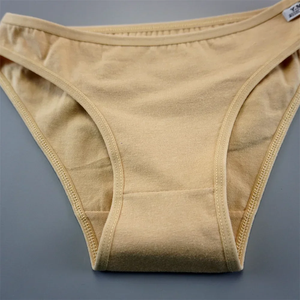 3PCS/Pack Ladies Cotton Panties Free Shipping Comfortable Female Underpants Simple Solid Candy Color Underwear - Image 6