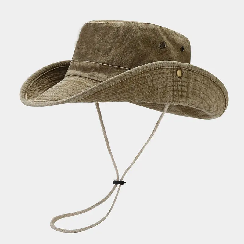 2023 Four Seasons Cotton Solid Bucket Hat Fisherman Hat Outdoor Travel Sun Cap for Men and Women 191 - Image 7
