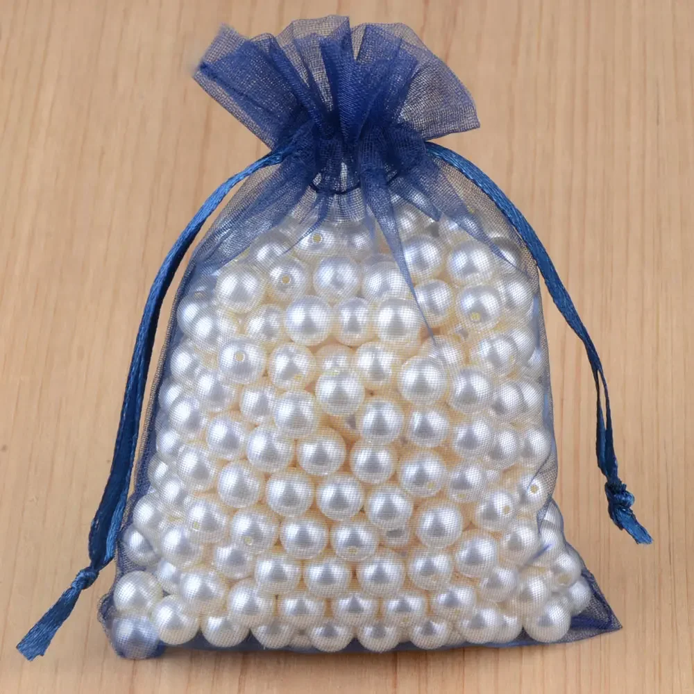 50pcs 24 Colors Jewelry Bag 5*7 7*9 9*12 10*15cm Wedding Gift Organza bag Jewelry Packaging Display & Jewelry Pouches - Image 18