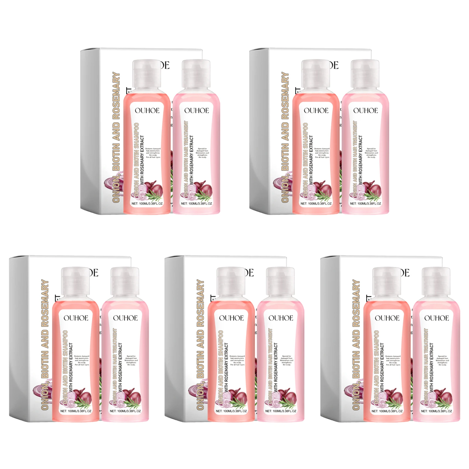 Biotin Rosemary Shampoo Care Set Shampoo Conditioner For All Hair Types Hair Shampoo Paraben Free Healthy Hair Care Gift - Image 10