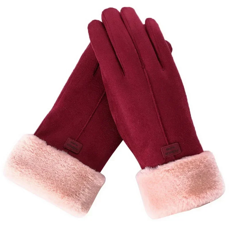 Winter Warm Gloves Touchscreen Fleece Lining Texting Windproof Gloves Thermal Soft Mittens for Women Cold Weather Hiking Outdoor - Image 11