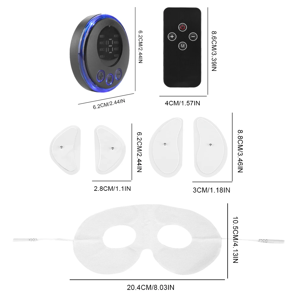 EMS Facial Massager Current Muscle Stimulator Anti-Wrinkle Facial Lifting Device USB Charging 8 Modes 19 Levels for Women - Image 6