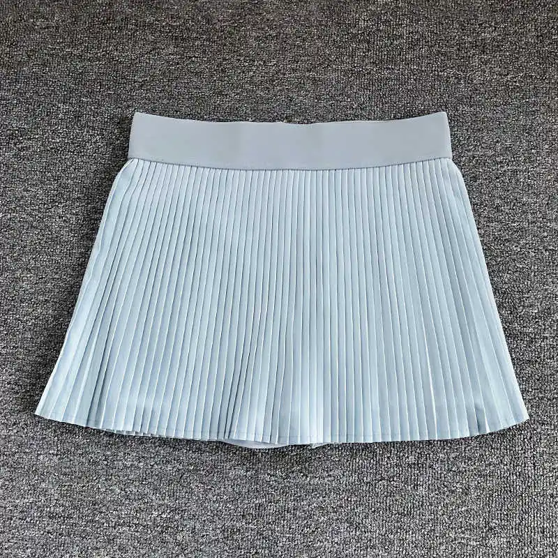 pleated accordion skirt sports tennis skirt quick-drying anti-slip fitness badminton short skirt - Image 4