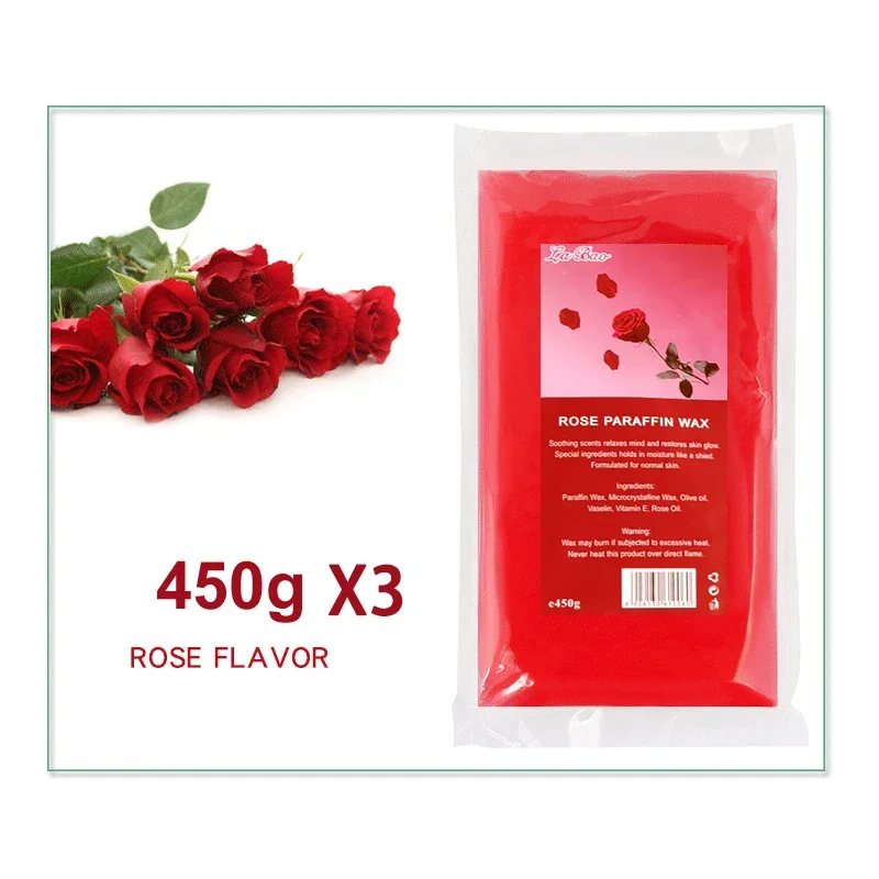 3/1Pcs Care Paraffin 200g/450g Moisturizing Hands and Feet Mask Peel Off SPA Restores Gloss Nourishing Hands and Feet - Image 18