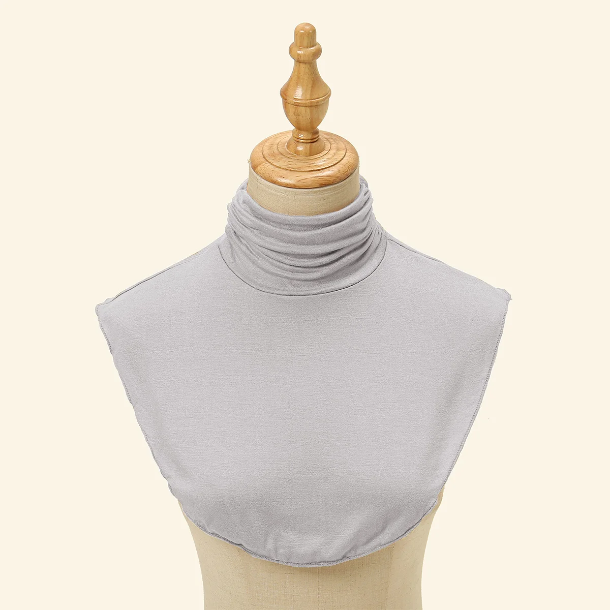 Soft Cotton Modal Inner Neck Cover Solid Color False Collar For Woman Mock Neck Half Top Detachable Collars Neck Free Size - Image 34