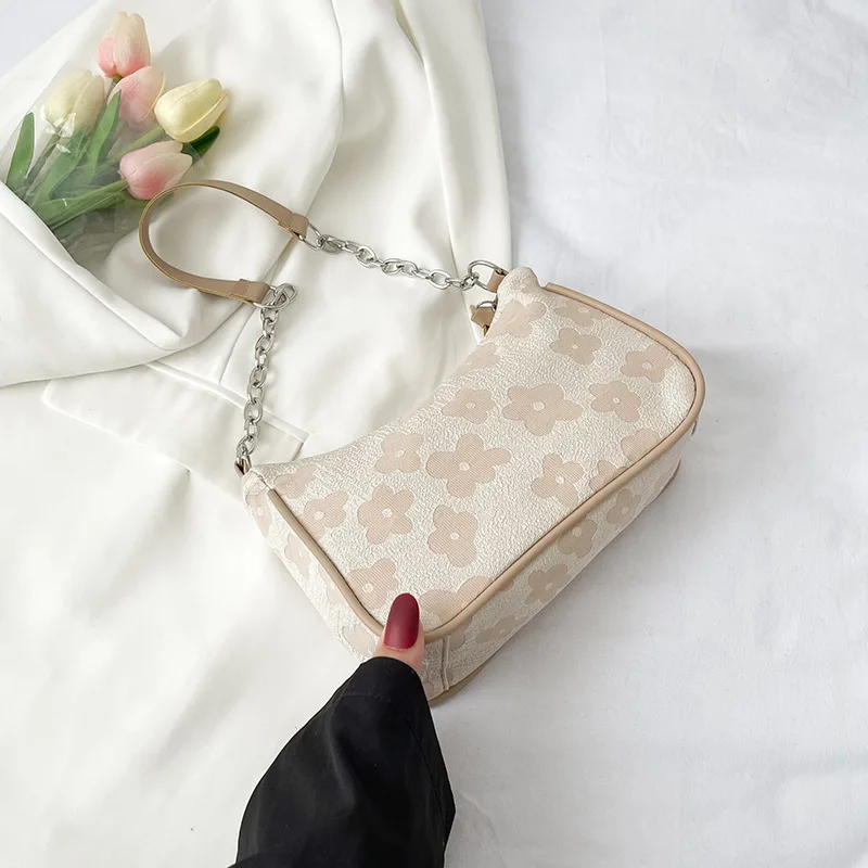 Fashion Felt Shoulder Bags for Women Small Casual Underarm Bag Female Hand Crossbody Bags for Women - Image 9
