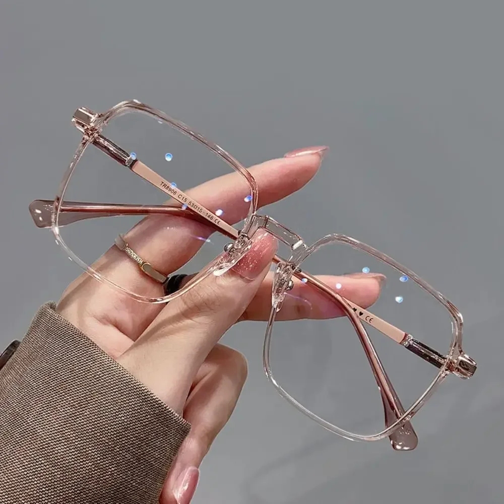 Retro Square Anti-Blue Light Glasses for Women Stylish Clear Frame Anti Radiation Glasses Transparent gafas de sol - Image 9