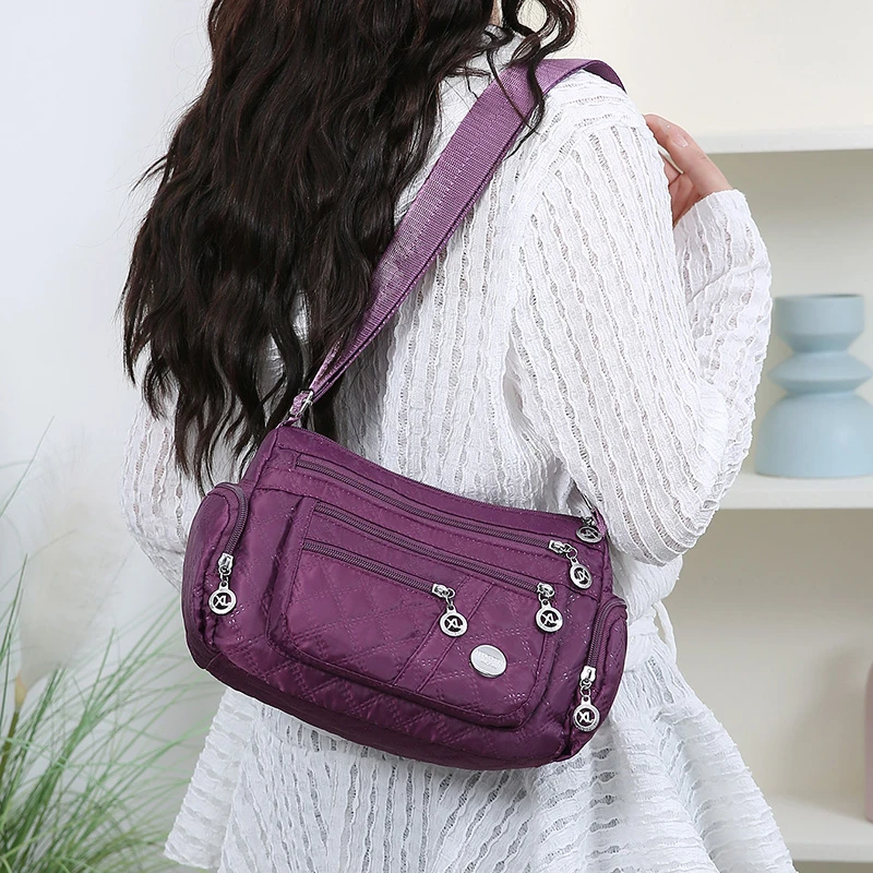 Casual Crossbody Bag, Durable Oxford Fabric, Adjustable Shoulder Straps, Multiple Pockets, Fashionable and Versatile. - Image 3