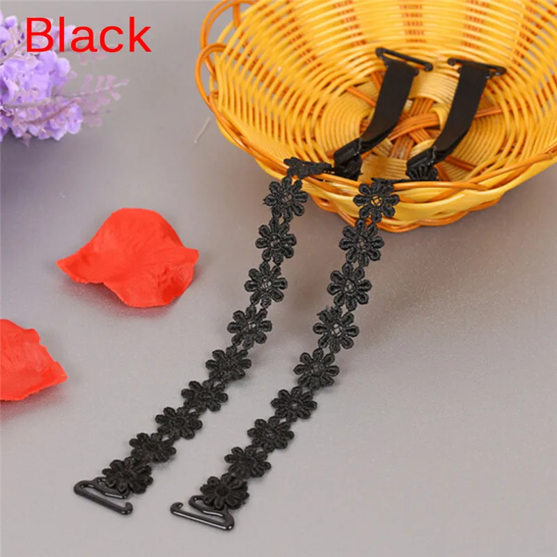 Women Elastic Bra Strap Bra Accessories Floral Lace Bra Strap Anti-slip Adjustable Belts Shoulder Strap for Bridal Wedding Party - Image 9