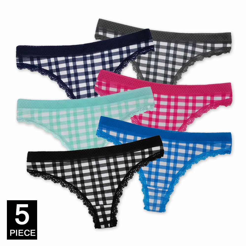 Ladies Sexy Lace Panties Women Thongs Breathable Low Waist Fashion G Strings Hollow Transparent Underwear Lingerie 5 pcs/lot - Image 11
