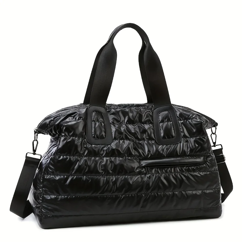 Large Capacity Women's Travel Bag Waterproof Nylon Fashion Shoulder Bag For Women Dry-wet Separation Fitness Bag Yoga - Image 8