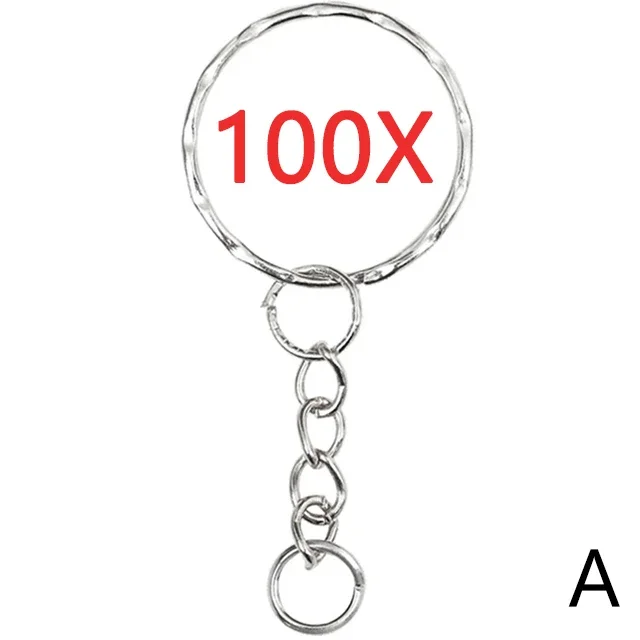 30mm/25mm/20mm Metal Key Rings Keychain Sets Keyfob Anti-rust KeyRings Key Chains Car Key Pendant Split - Image 14