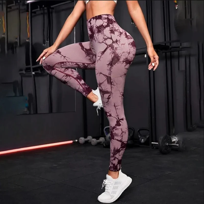 Women Yoga Pants Sport Leggings Seamless High Waist Push Up Woman Tights Fitness Workout Leggins Gym Clothing - Image 4