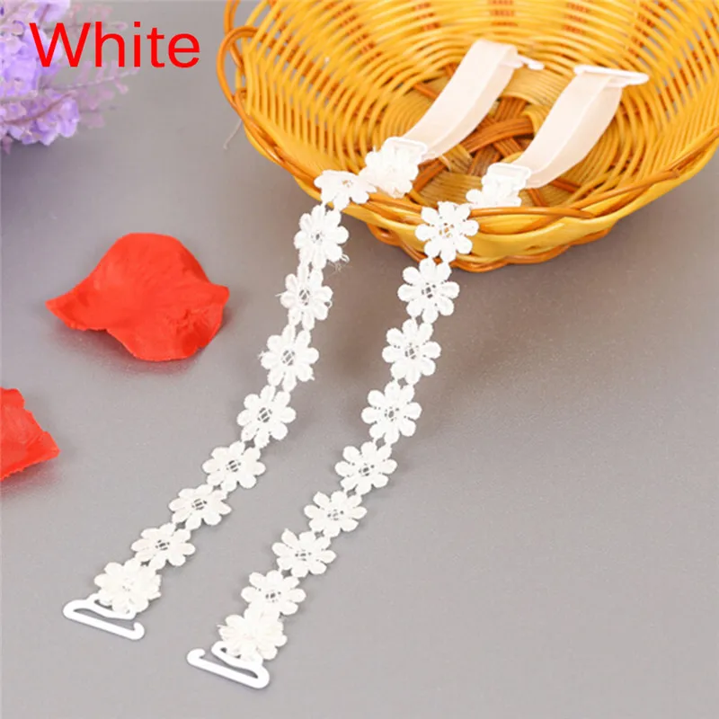 Women Elastic Bra Strap Bra Accessories Floral Lace Bra Strap Anti-slip Adjustable Belts Shoulder Strap for Bridal Wedding Party - Image 8