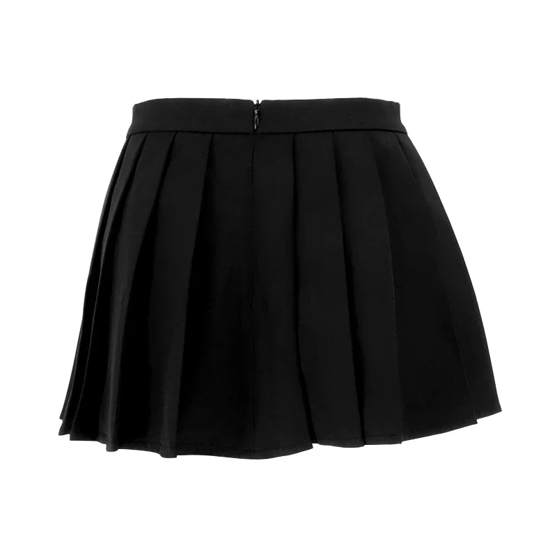 Sexy Mini Skirt Women New Summer Black Fashion Zipper Partywear Casual Slim Pleated Skirt Elegant Versatile Sexy Female Skirt - Image 6