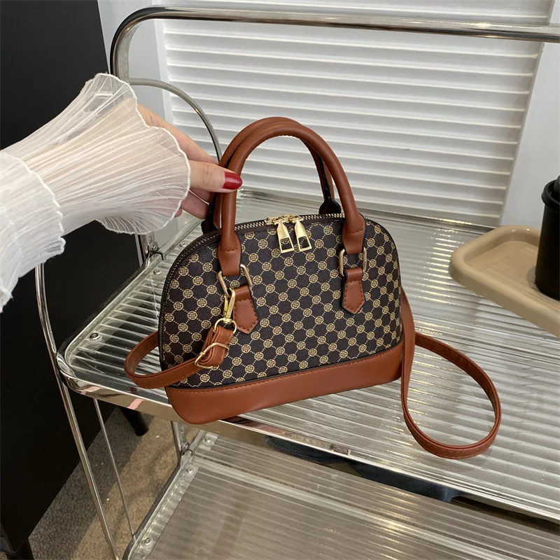 Fashion Shell Bag Ladies Small Pattern Design Purse and Handbag Shoulder Crossbody Bag For Women Daily Use - Image 7