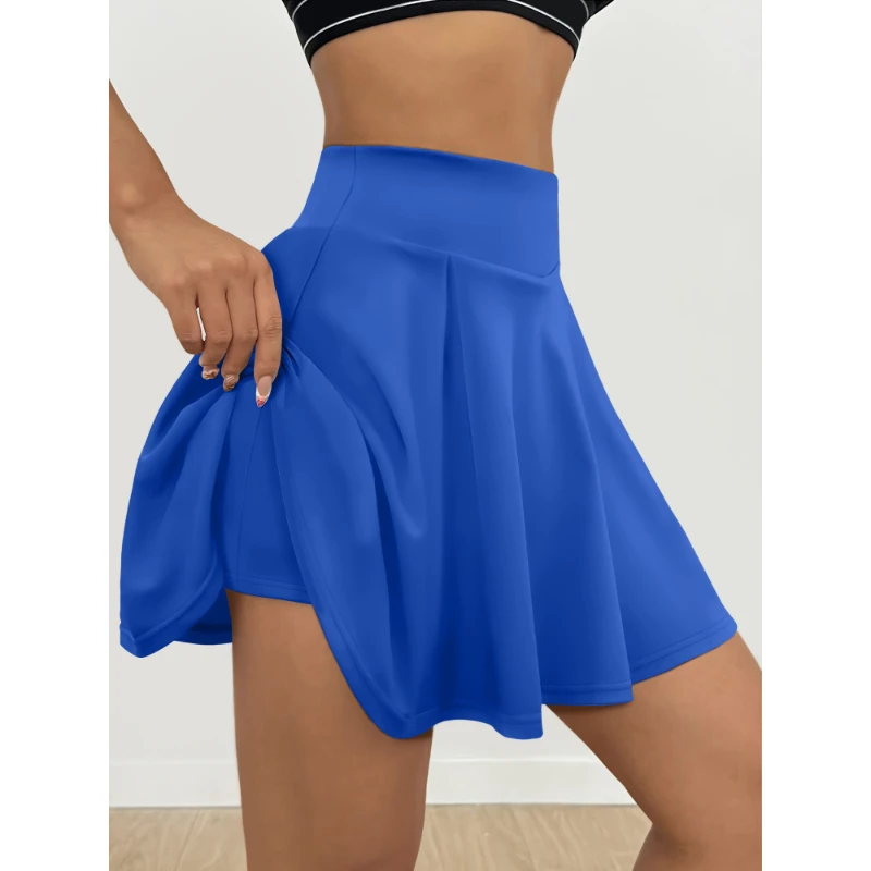Female Half Body Skirt Hundreds of Skin Friendly Soft and Comfortable Pleated Skirt Casual Slim Solid Colour Skirt and Pants - Image 5