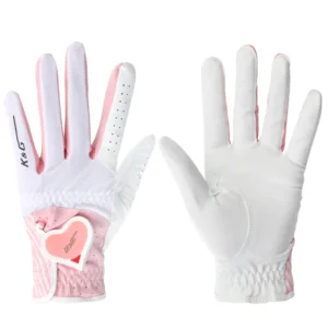 Golf Gloves For Woman Pair Breathable Fabric Golf Gloves Set Ladies Left Right Hand Professional Accessories Anti Slip Training
