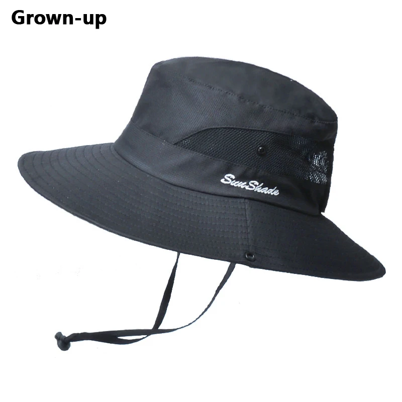 Summer outdoor sun hat, breathable sun hat, foldable sun hat, face mask hat, female ponytail hole fisherman hat - Image 10