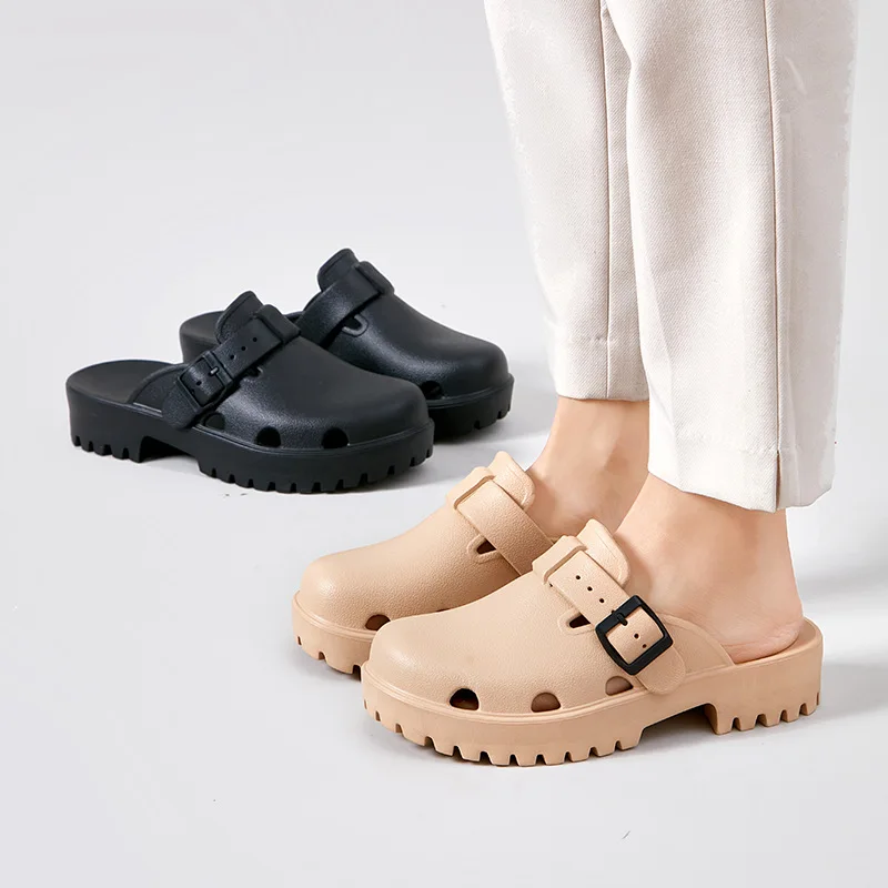 Kidmi New Women's Sandals Platform Beach Sandals EVA Flat Sandals Casual Women Shoes Summer Soft Sandals Outdoor Fashion Sandals - Image 5