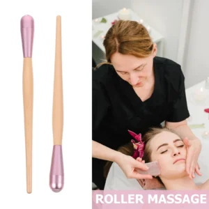 1pc Natural Jade Massage Roller Relieve Dark Circles Under Eyes Face Massaging Ball Woman Skin Care Beauty Tool Cream Applicator
