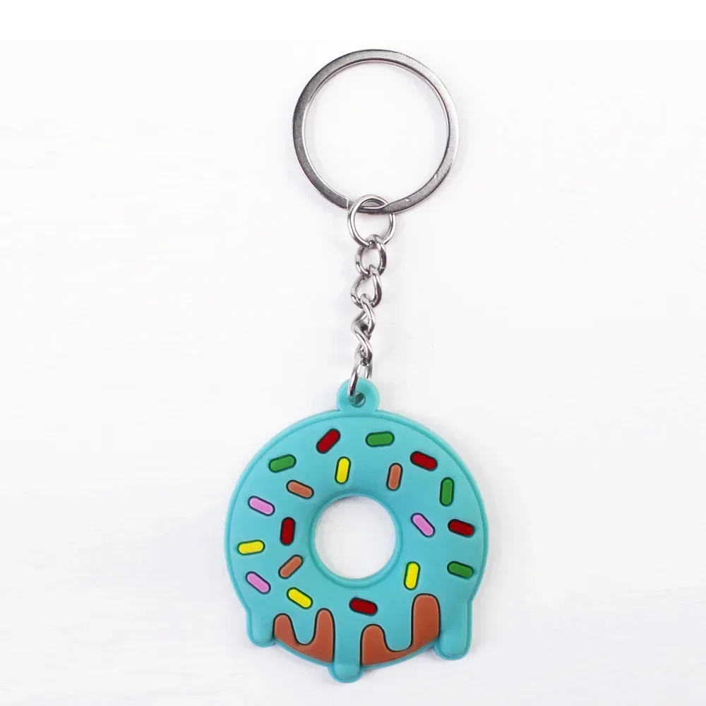 Milk Yellow Cheese Block Keychain Imitation Food Game Resin Keyring Student Girl Jewelry Pendant Gift New - Image 6