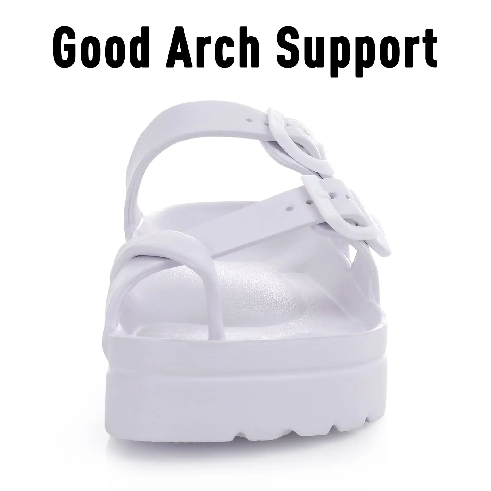Evshine Fashion Eva Clogs Slippers With Arch Support Adjustable Light Thick Soles Beach Shoes Summer Platform Sandals For Women - Image 5