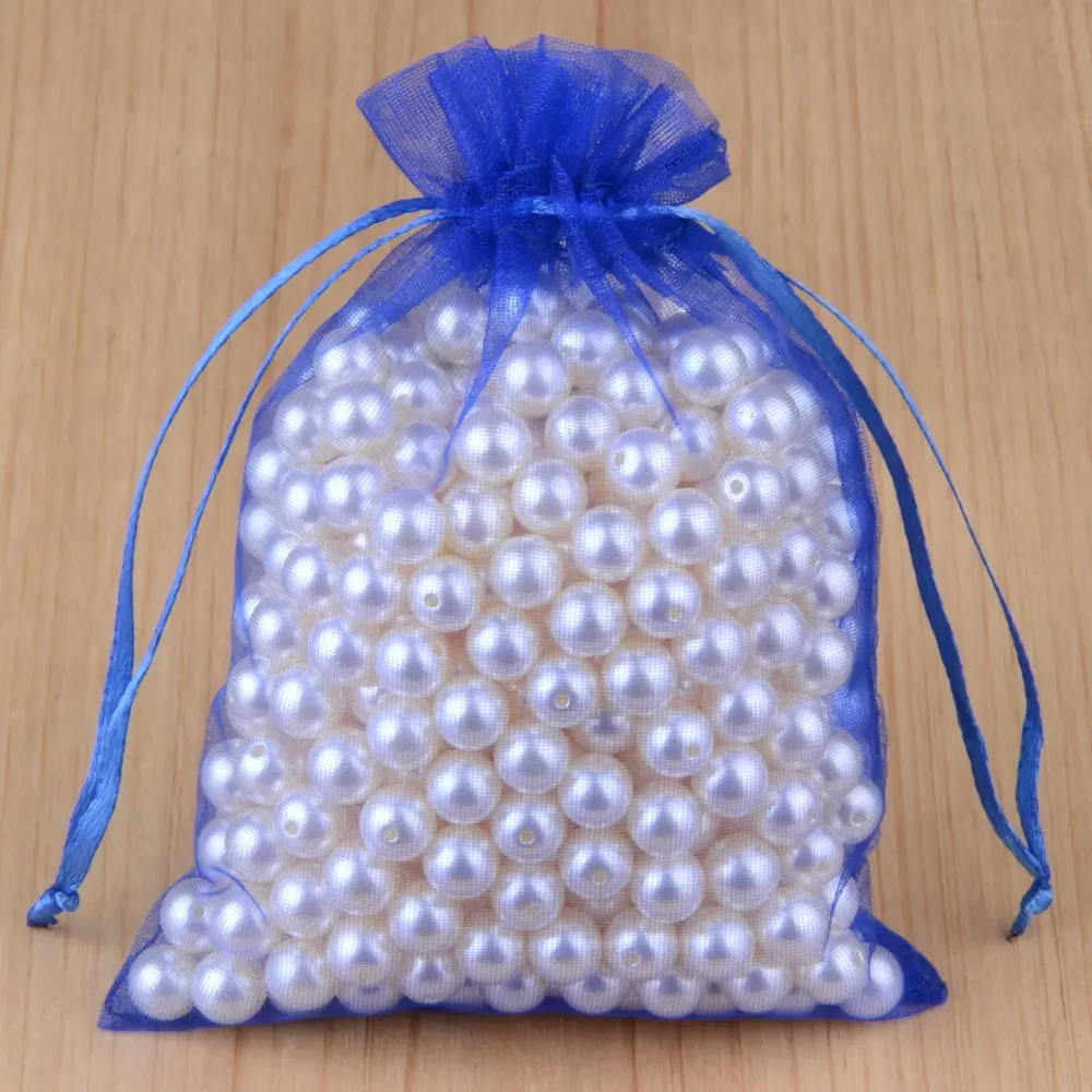 50pcs 24 Colors Jewelry Bag 5*7 7*9 9*12 10*15cm Wedding Gift Organza bag Jewelry Packaging Display & Jewelry Pouches - Image 28