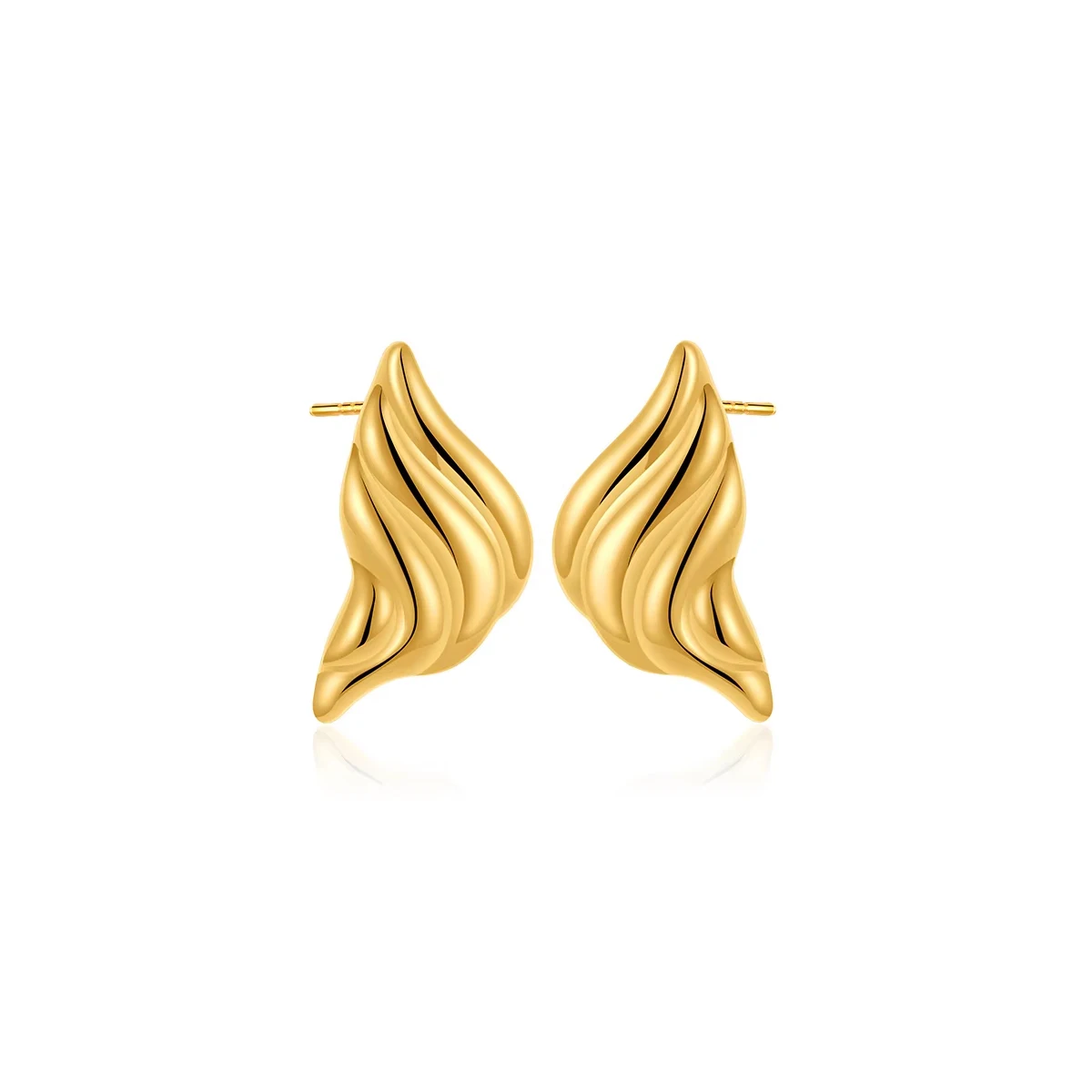 Vintage Texture Gold Plated Stainless Steel Earrings for Women Geometric Circle Twist Statement Earring Fashion Jewelry Bijoux - Image 18