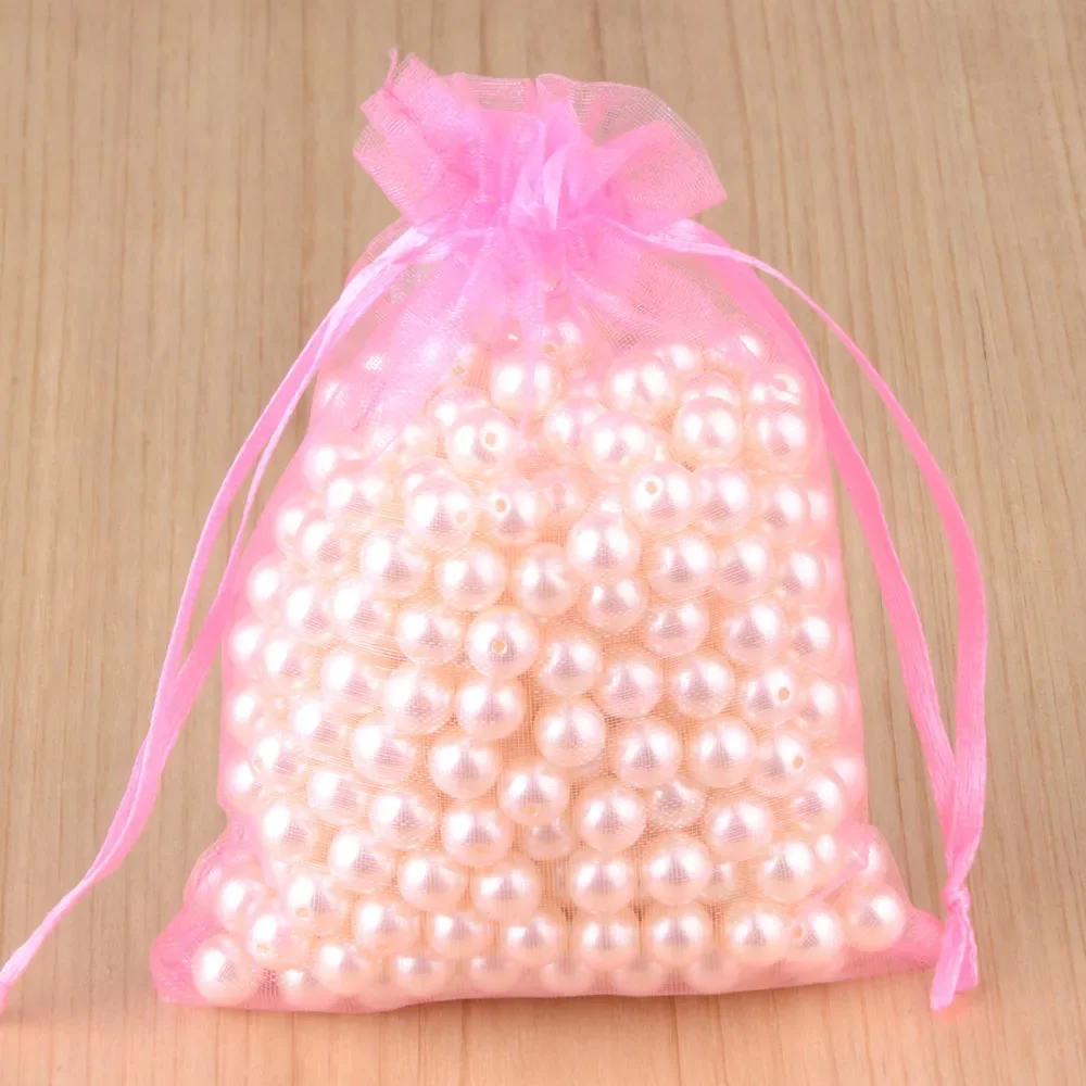 50pcs 24 Colors Jewelry Bag 5*7 7*9 9*12 10*15cm Wedding Gift Organza bag Jewelry Packaging Display & Jewelry Pouches - Image 13