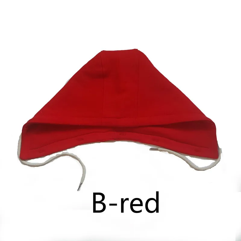 Diy Winter Detachable Button Cotton Coat Hat Down Hooded Sweater Sweatshirt Hat Collar Unisex Big Fake Collar - Image 11