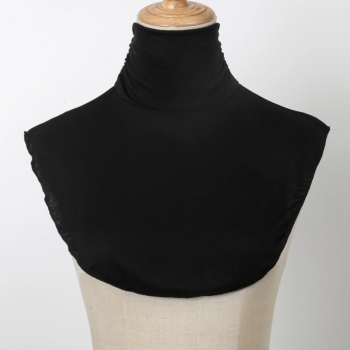 Soft Cotton Modal Inner Neck Cover Solid Color False Collar For Woman Mock Neck Half Top Detachable Collars Neck Free Size - Image 23