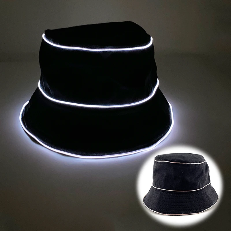 New Arrival Pearlescent Cowboy Hat Dance Costume Decorate Glowing Cowgirl Cap Glowing For Neon NightClub - Image 18