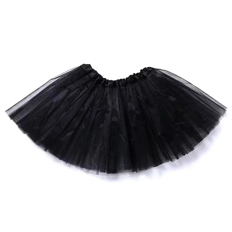 Tutu Skirt Women Girls 80s Vintage Ballet Dance Skirt Layered Short Mini Skirt Vintage Petticoat Layered Mesh Ballet Underskirt - Image 2