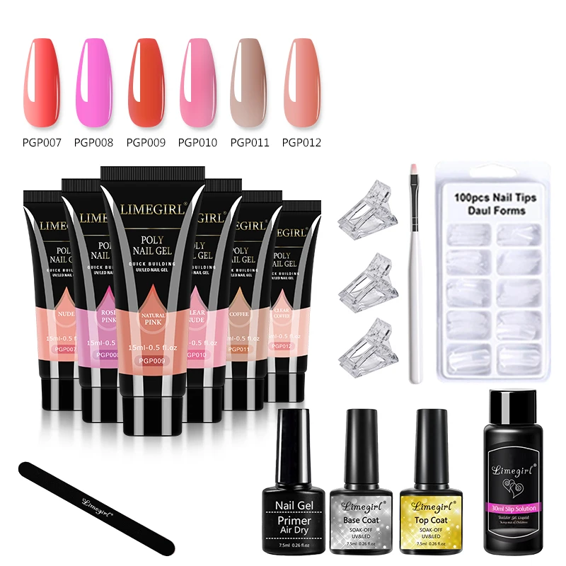 15ml Nail Gel Kit For Quick Extension Nail Art Polymer Gel Nail Tools Finger Extension Acrylic Solution Gel Polish Nail Art Kit - Image 13