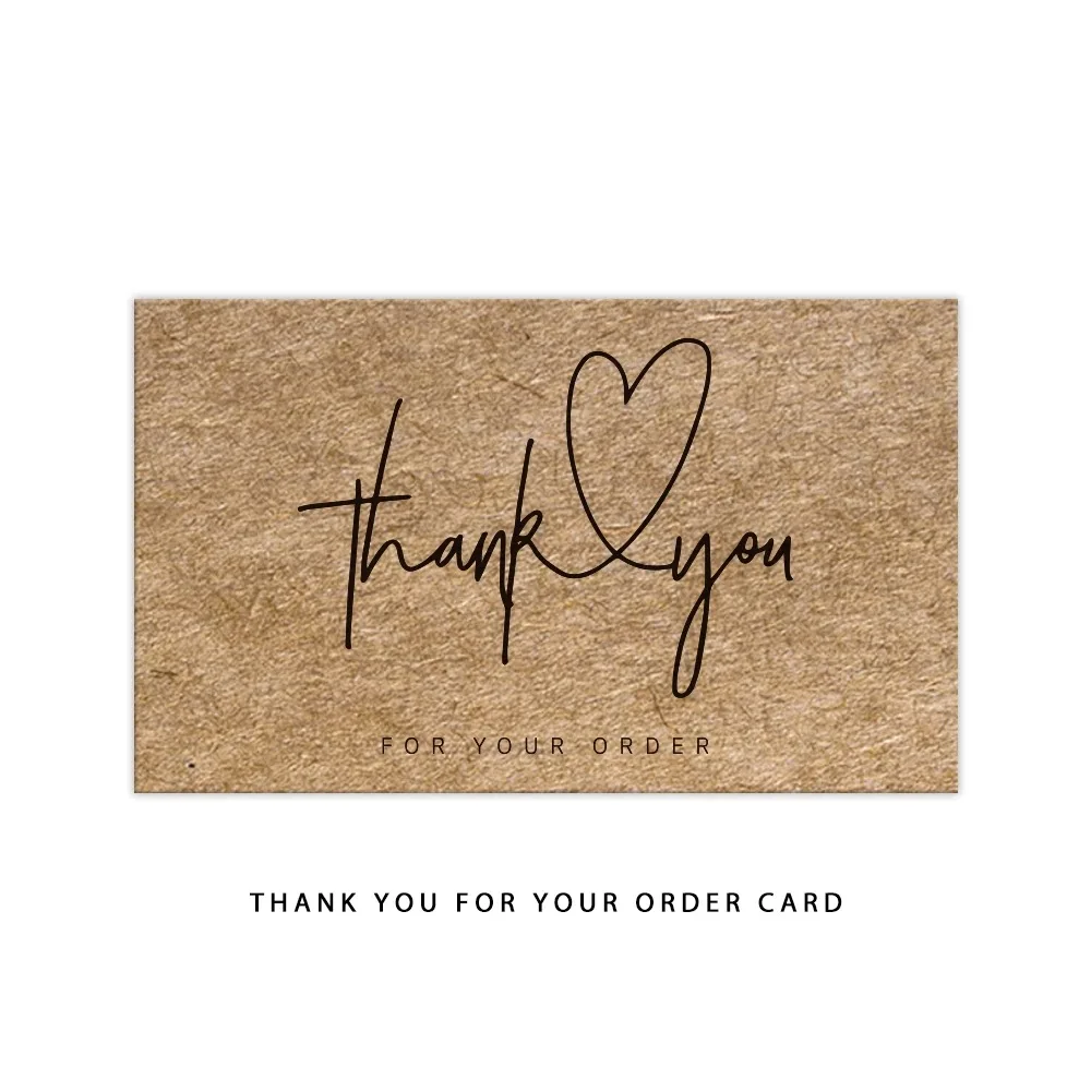 9.0x5.4cm Pink Black Foil Stamp Greeting Label Custom Thank You Cards For Small Bussiness Gift Box Decoration Packaging Supplies - Image 14