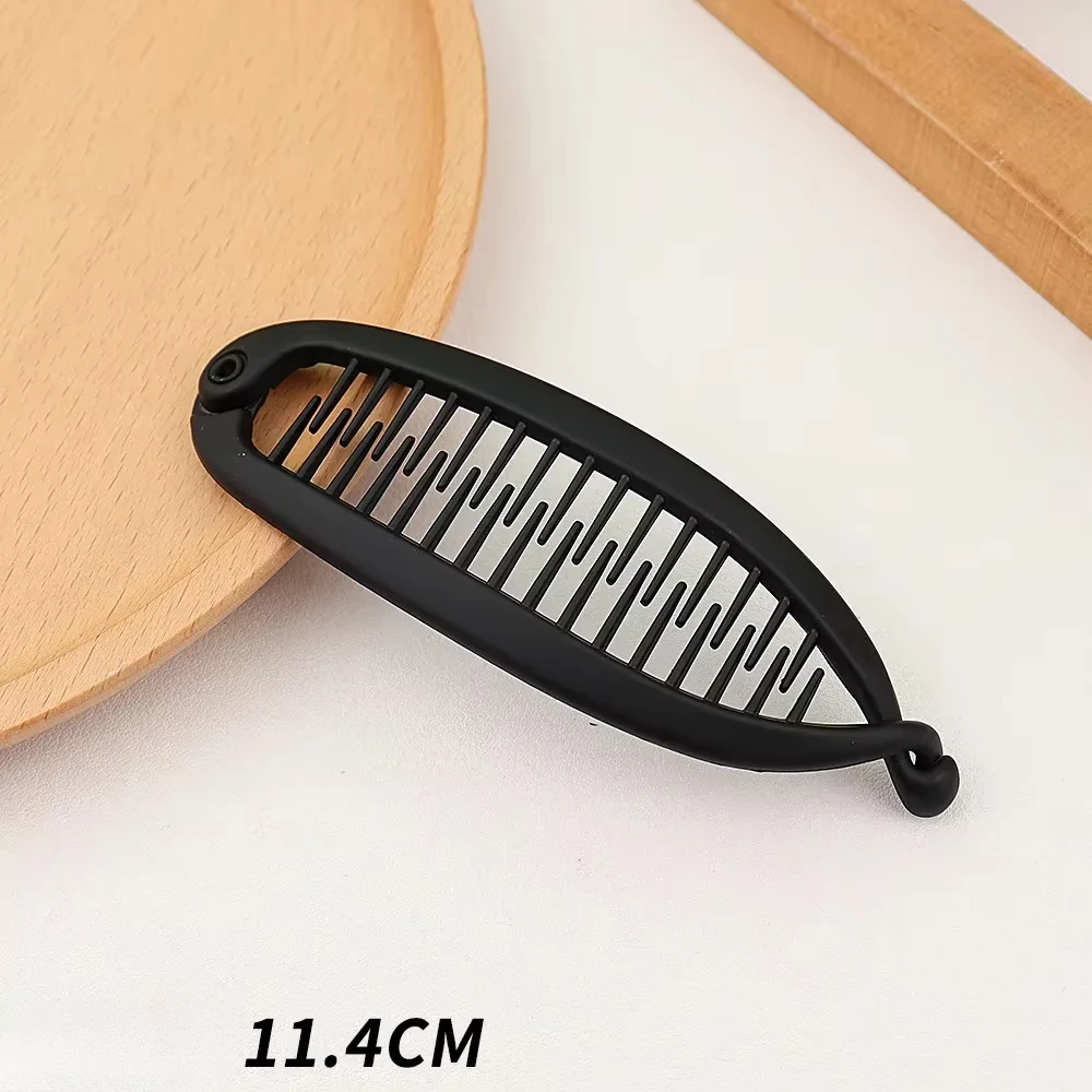 Matte Frosted Ponytail Banana Hair Clip Fish Shaped Hairpin Headband for Women Hair Accessories Twist Clamp Barrettes Headwear - Image 10