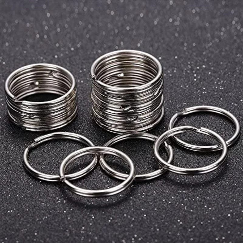 30mm/25mm/20mm Metal Key Rings Keychain Sets Keyfob Anti-rust KeyRings Key Chains Car Key Pendant Split - Image 4