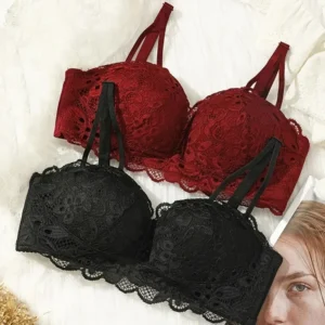 New Japanese Lace Female Lace Bralette Push Up Bra Set AB Cup Bras Brassiere Detachable Strap Bra Women Underwear bras for women