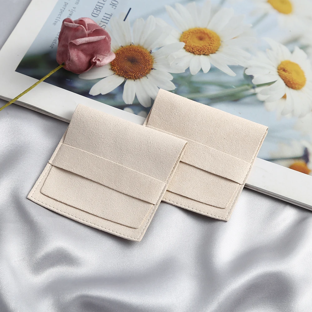 20/50/100Pcs Microfiber Jewelry Gift Bags for Wedding Party Candy Favors Envelope Pouch DIY Jewelry Organizer Earrings Bracelets - Image 2