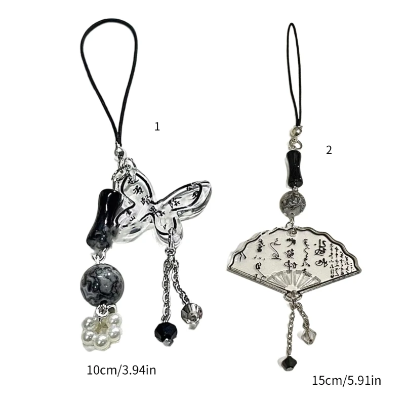 Delicate Anti-lost Lanyard Key Chain Bag Backpack Decoration Unique Multi- Hangings Pendant CellPhone Charm Accessories - Image 6
