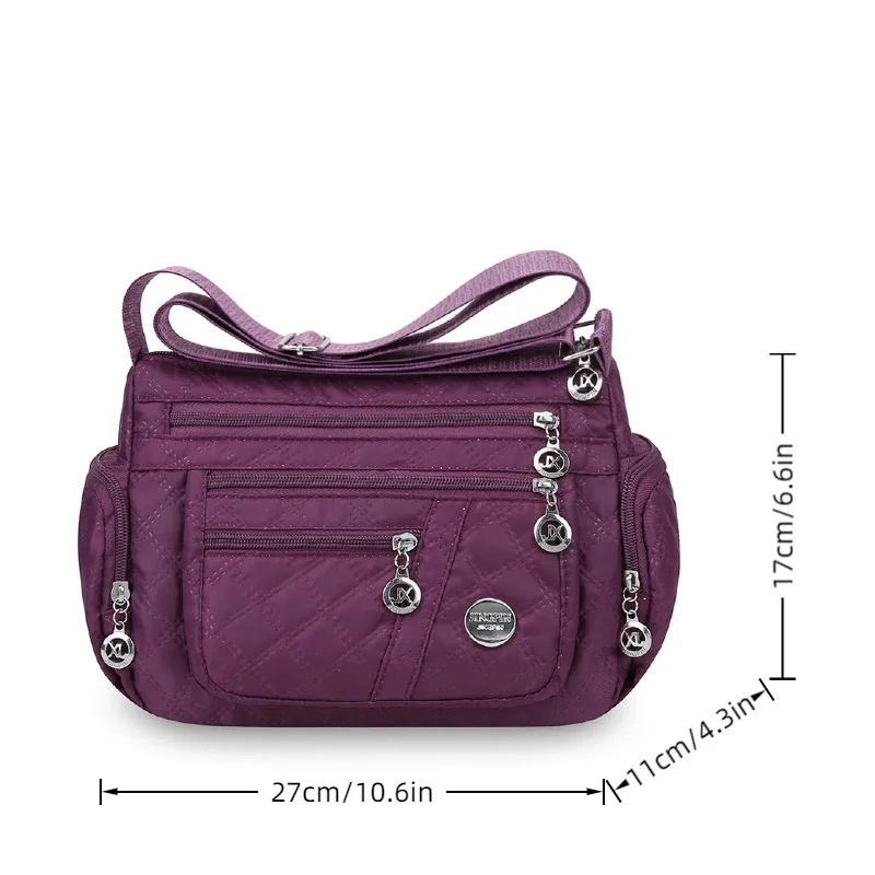 Casual Crossbody Bag, Durable Oxford Fabric, Adjustable Shoulder Straps, Multiple Pockets, Fashionable and Versatile. - Image 5