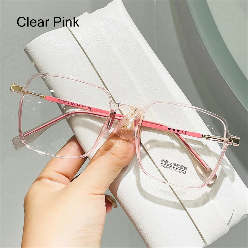 Retro Square Anti-Blue Light Glasses for Women Stylish Clear Frame Anti Radiation Glasses Transparent gafas de sol - Image 13