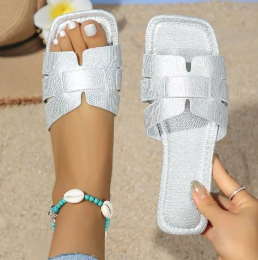 Summer Slipper Women Shoes Ladies High Quality Slides Sandals Womens Shoes New Fashion Design Beach Flat Shoes Female Slippers - Image 10