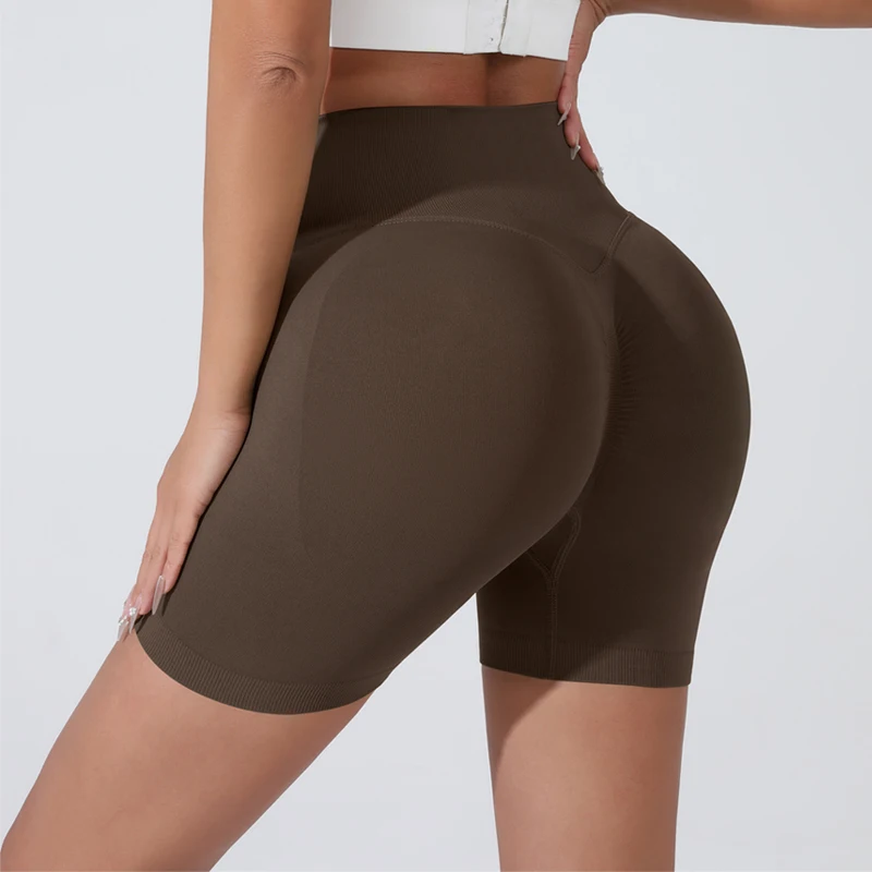 Women's High-Waist Breathable Yoga Shorts for Summer Running Short Tights Leggings Cycling Workout Gym Shorts Sports Shorts - Image 6